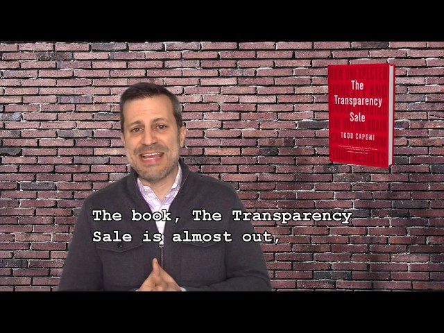 The Transparency Sale Explained (CC) The Transparency Sale Explained (CC)
