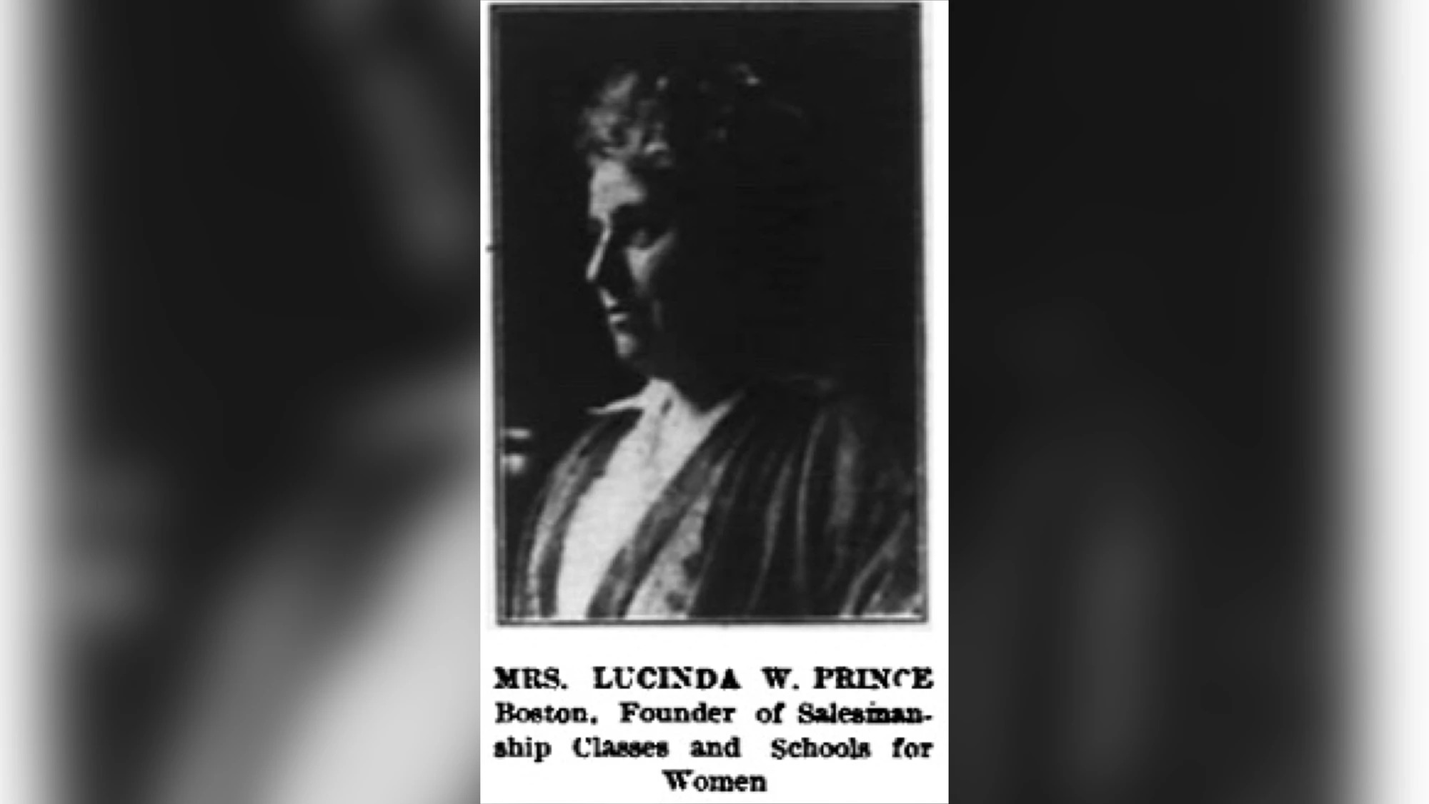 Lucinda W. Prince - THE Pioneer for Women in Sales