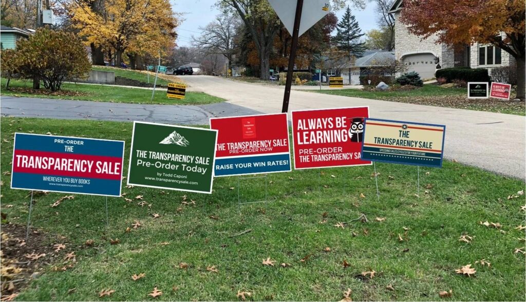 The Transparency Sale - Book Progress Report v3