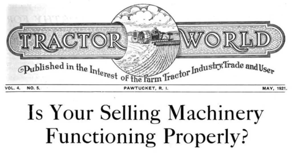 The Ten Fundamental Traits of a Successful Seller - circa 1921