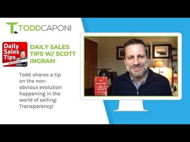 Todd Caponi’s visit on “The Daily Sales Tip w/ Scott Ingram” Todd Caponi's visit on "The Daily Sales Tip w/ Scott Ingram"