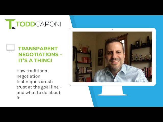 Transparent Negotiations Transparent Negotiations