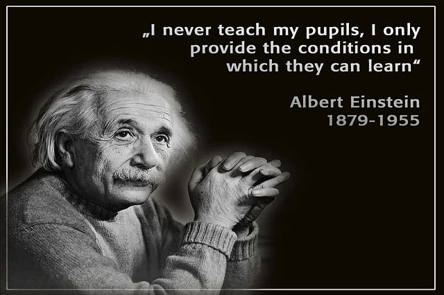 Albert Einstein unschooling quote