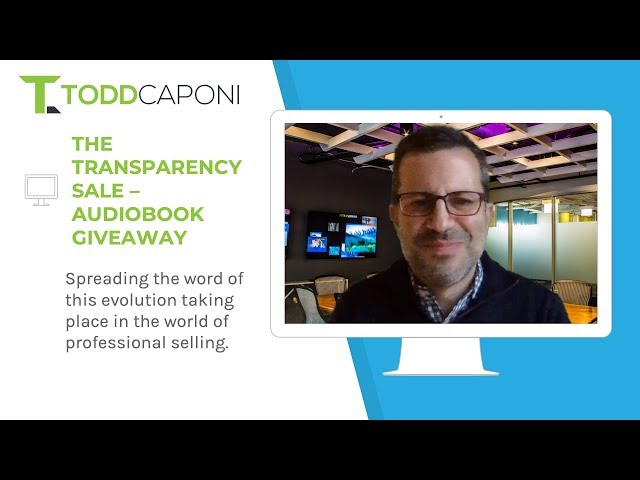 The Transparency Sale - Audiobook Giveaway