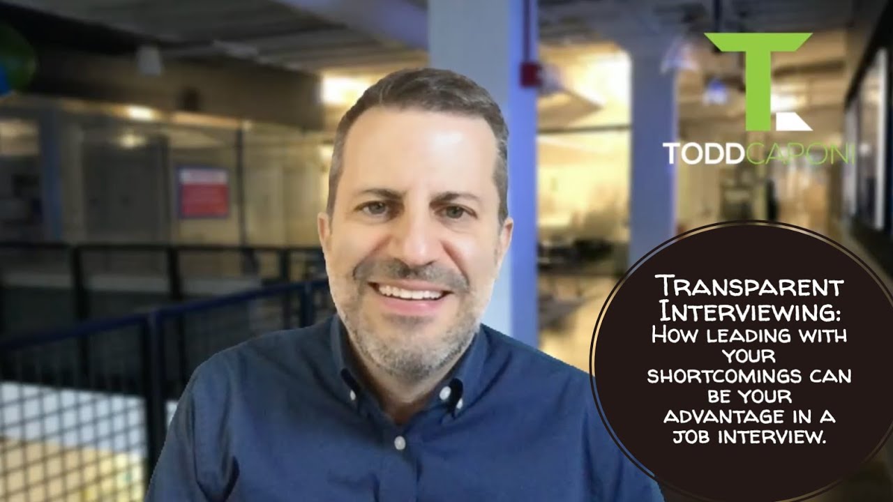 ransparent Interviewing – Leading with your flaws in an interview ransparent Interviewing - Leading with your flaws in an interview