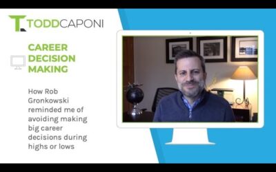 Career decision making improve focus & reduce regret!