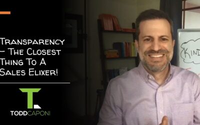 Transparency – The Closest Thing To A Sales Elixer!