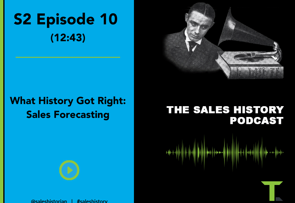 What History Got Right: Sales Forecasting
