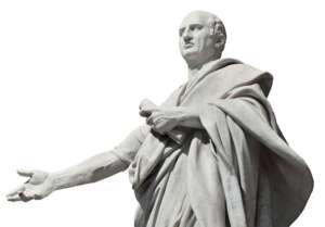 Image of a statue of Cicero