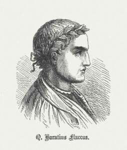 Drawing of Horace