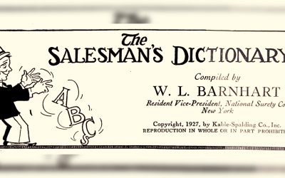 Sales Definitions Salespeople Should Know, Letters P through U from 1927